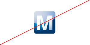 Nigdy nie należy używać litery „M” jako samodzielnego elementu