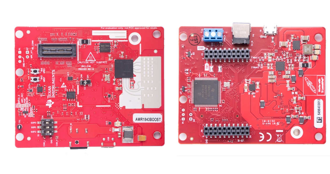 Location Circuit - Texas Instruments AWR1843BOOST Automotive Evaluation Module