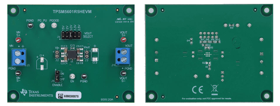 Texas Instruments TPSM5601R5HEVM/TPSM5601R5HSEVM Evaluation Board
