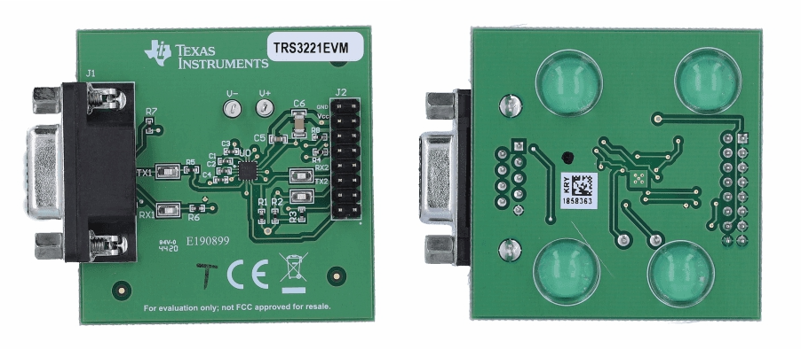 Texas Instruments TRS3221RGTEVM Evaluation Module Texas Instruments TRS3221RGTEVM Evaluation Module