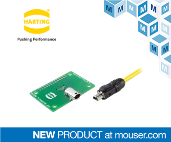 Now at Mouser: HARTING’s Standard-Setting T1 Industrial Single Pair Ethernet Products