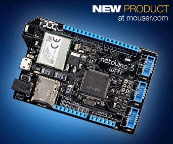 New Netduino 3 for Fast Prototyping Now Available from Mouser Electronics