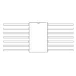 Texas Instruments SNJ54HC20W powiększony obraz